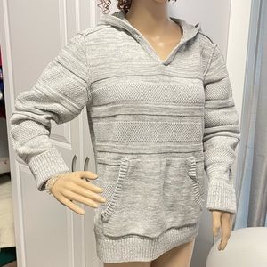 American rag hoodie light gray size medium